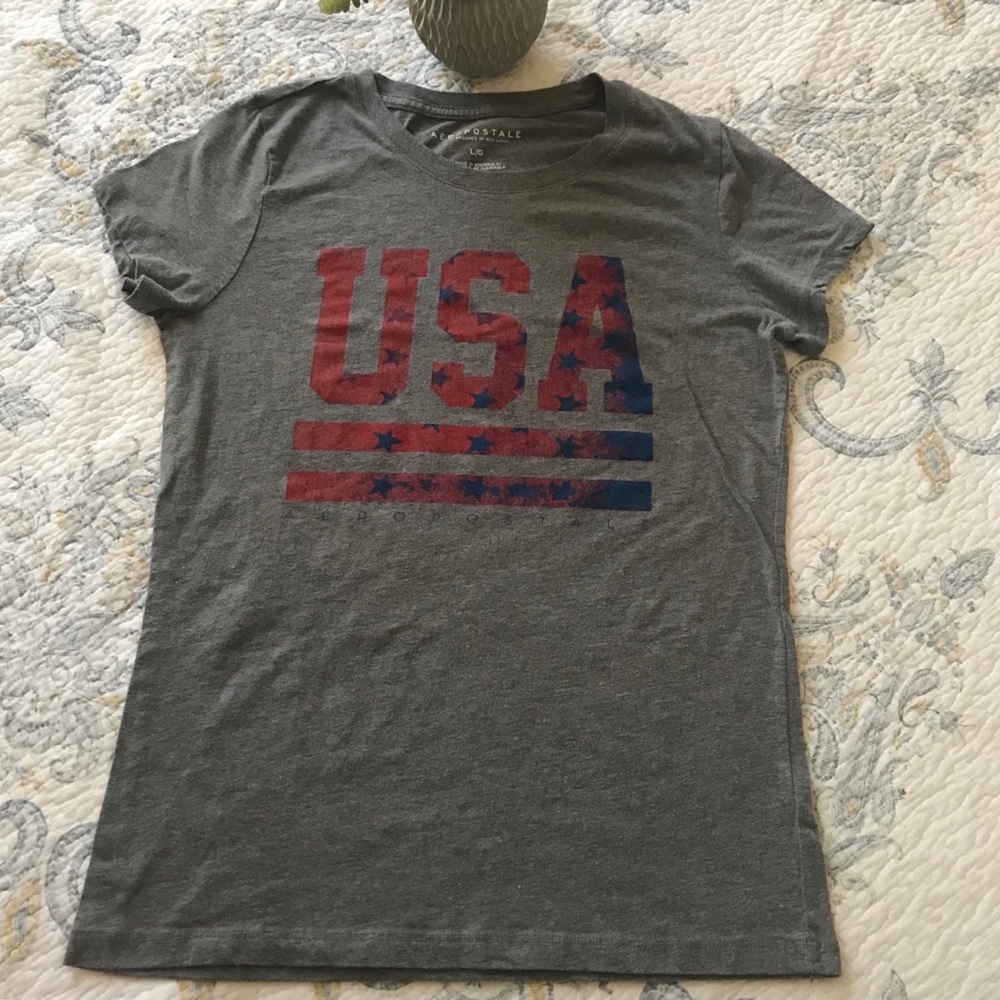 🇺🇸Aeropostale USA Fourth Of July Tee Size Large